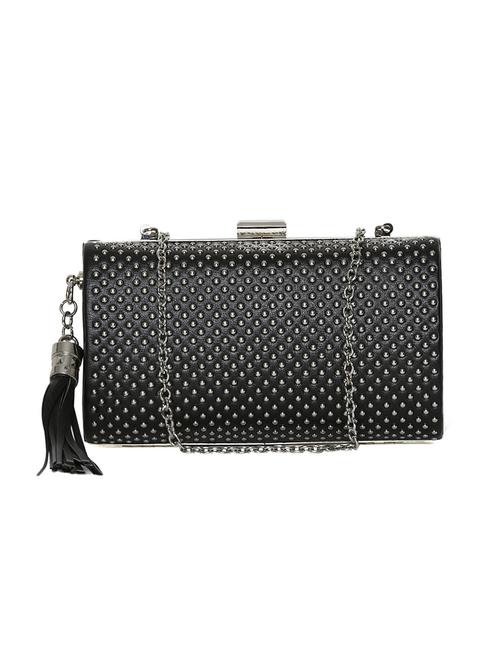 black polyester clutch - 13086610 - Very Small Image - 1