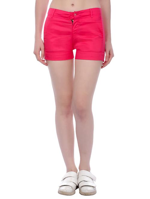 pink cotton short - 13087185 - Very Small Image - 1