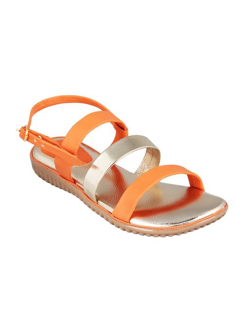 orange backstrap sandal - 13091851 - Very Small Image - 1