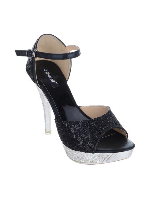 black ankle strap sandal - 13095231 - Very Small Image - 1