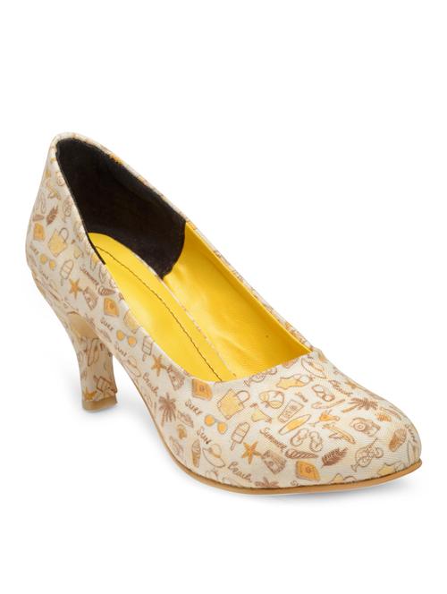 beige slip on pump - 13095276 - Very Small Image - 1
