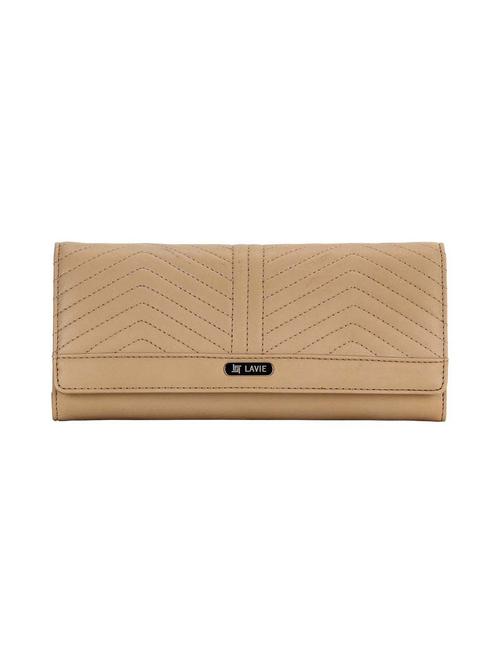 beige leatherette clutch - 13098105 - Very Small Image - 1