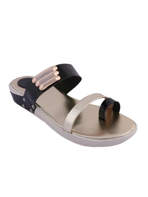 black flat forms sandal - 13098596 - Very Small Image - 1