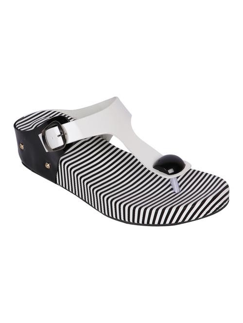 white toe separator sandal - 13098637 - Very Small Image - 1