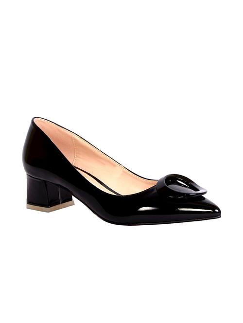 black patent leather slip on pumps - 13102954 - Very Small Image - 1
