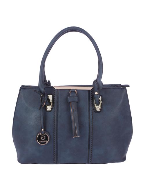 blue leatherette handbag - 13103432 - Very Small Image - 1