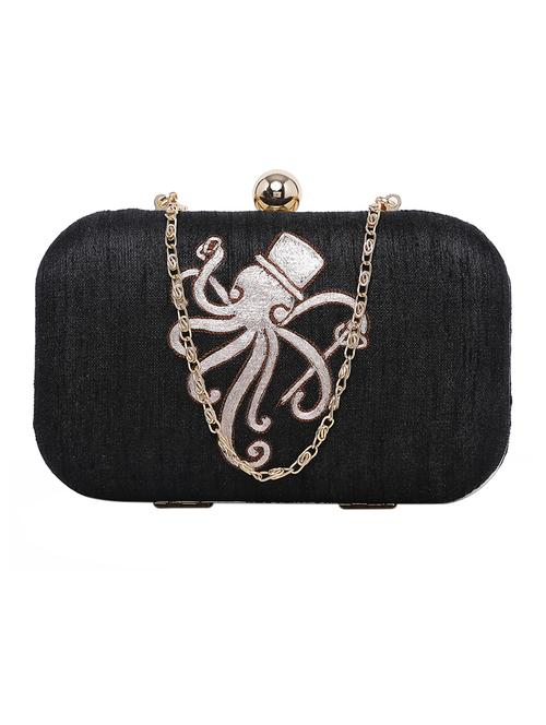 black silk clutch - 13103509 - Very Small Image - 1