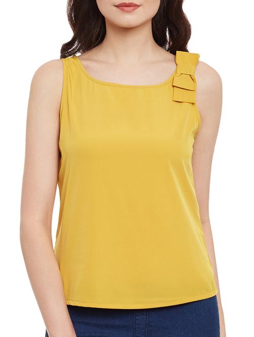 yellow polyester regular top - 13110951 - Very Small Image - 1