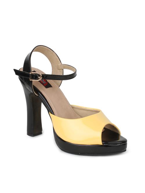 yellow ankle strap sandal - 13111723 - Very Small Image - 1