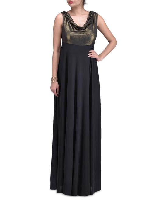 black gathered gown - 1311237 - Very Small Image - 1