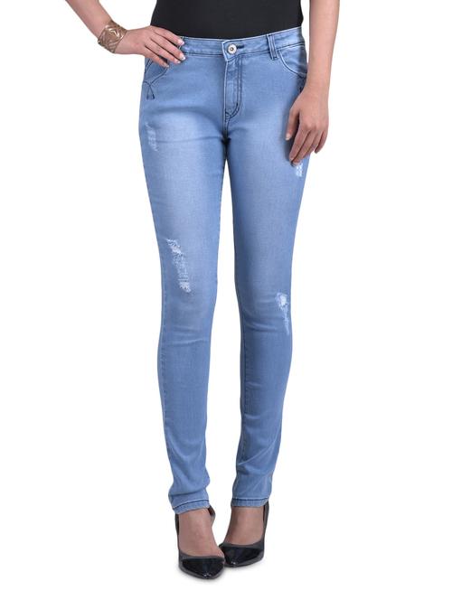 light blue denim lycra jeans - 1311241 - Very Small Image - 1