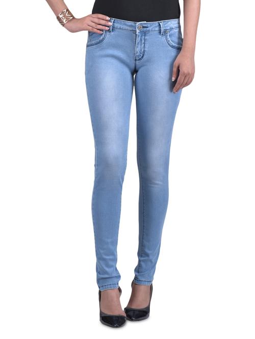 Light blue denim lycra jeans - 1311242 - Very Small Image - 1