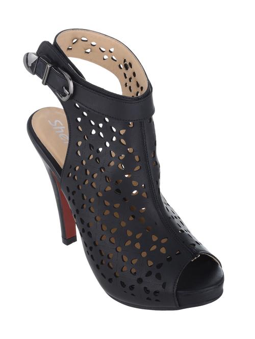 black ankle strap sandal - 13115829 - Very Small Image - 1