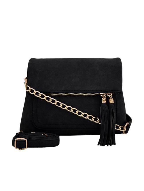 black leatherette handbag - 13119030 - Very Small Image - 1