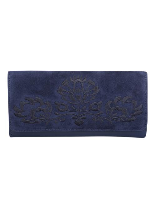 blue leatherette clutch - 13119143 - Very Small Image - 1