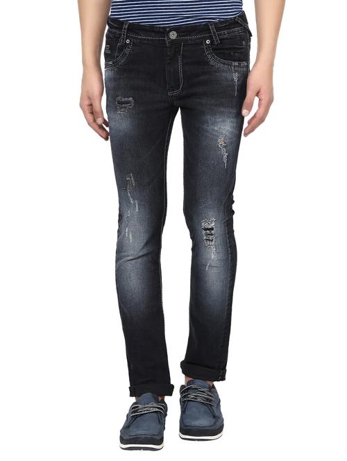 black cotton jeans - 13119174 - Very Small Image - 1