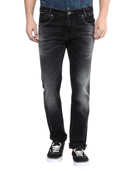 black cotton jeans - 13119218 - Very Small Image - 1