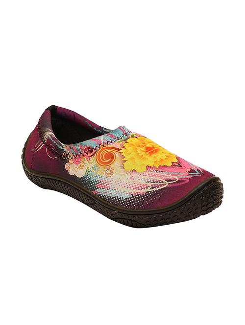 purple pvc slip on casual shoes - 13126119 - Very Small Image - 1