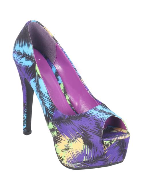 purple platforms sandal - 13135892 - Very Small Image - 1