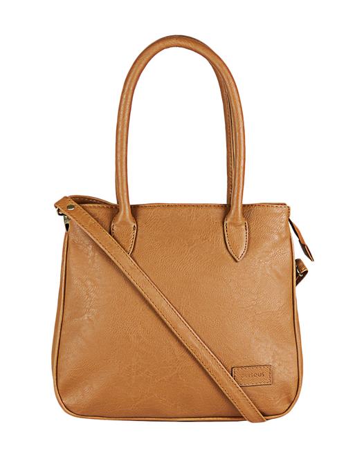 brown leatherette handbag - 13137463 - Very Small Image - 1