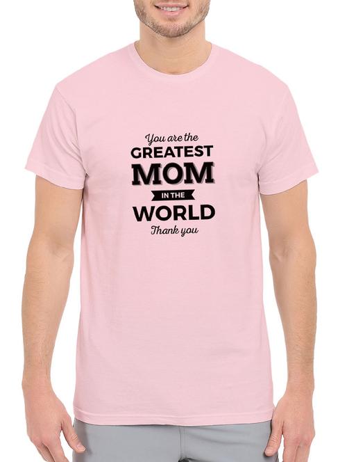 pink cotton printed t-shirt - 13138827 - Very Small Image - 1