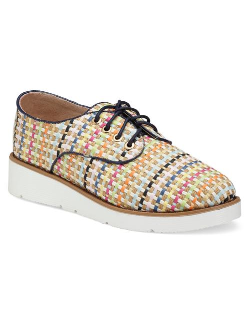 multi colored lace up casual shoe - 13142928 - Very Small Image - 1