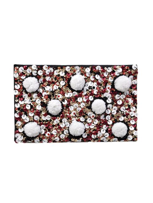 multi colored cotton clutch - 13144445 - Very Small Image - 1