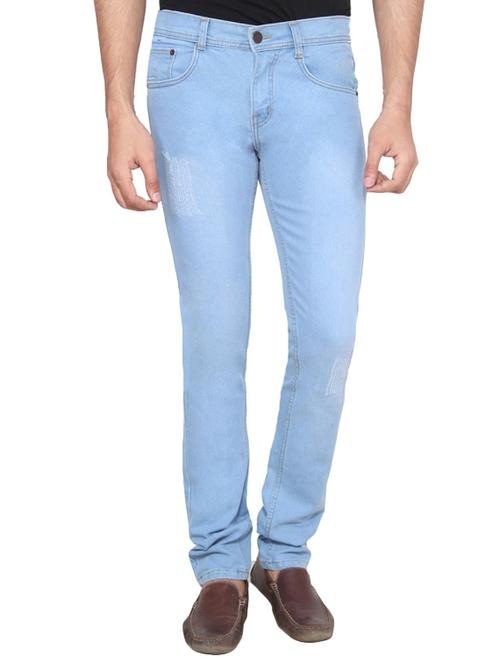blue denim light washed jeans - 13151652 - Very Small Image - 1