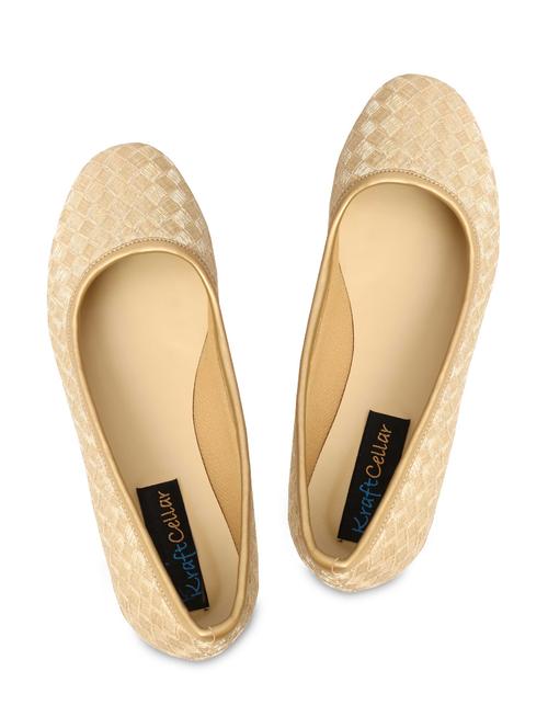 GOLD FABRIC BALLERINA - 1315479 - Very Small Image - 1