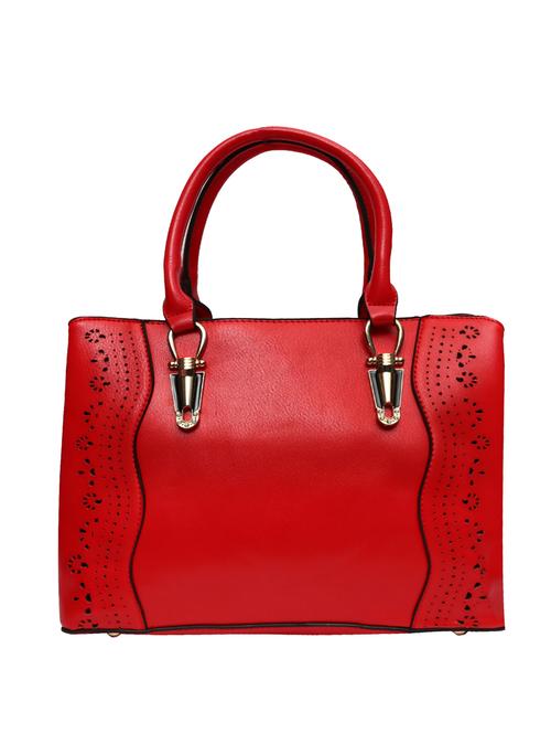 red leatherette handbag - 13154913 - Very Small Image - 1