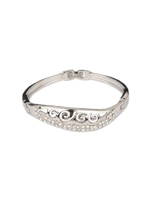 Silver embellished metal bracelet - 13161708 - Very Small Image - 1