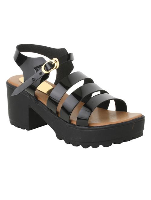 black ankle strap sandal - 13163688 - Very Small Image - 1