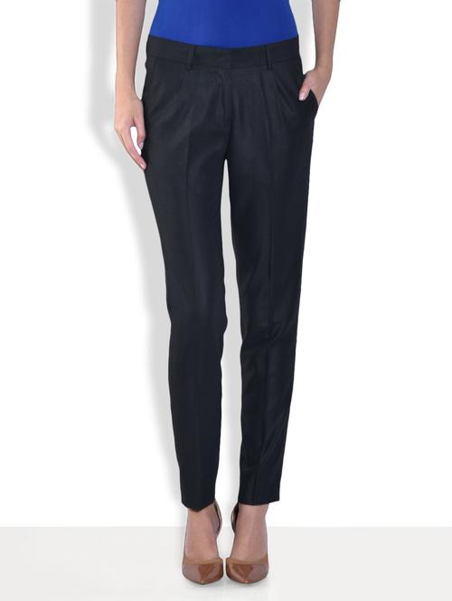 grey polyviscose formal pants - 1316505 - Very Small Image - 1