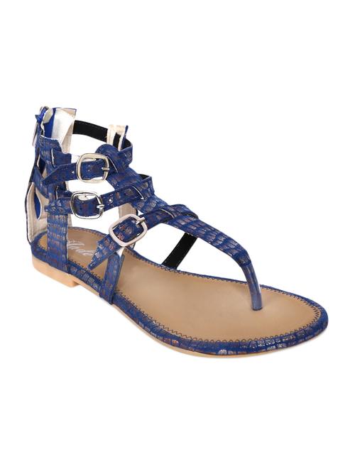 multicolored faux leather sandals - 1318551 - Very Small Image - 1