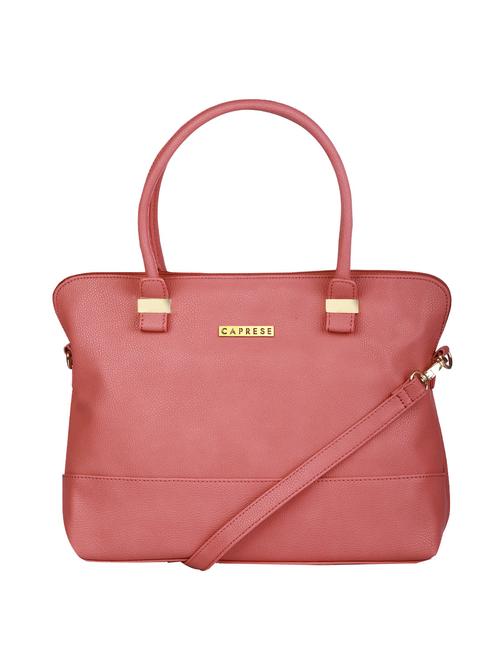 pink leatherette handbag - 13186395 - Very Small Image - 1