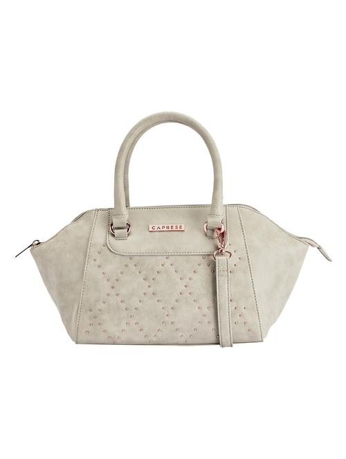 beige leatherette satchel - 13186403 - Very Small Image - 1