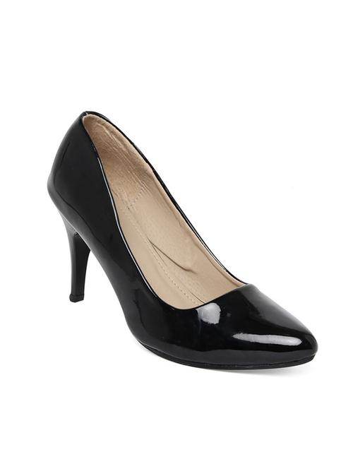 black patent leather slip on pumps - 13187543 - Very Small Image - 1
