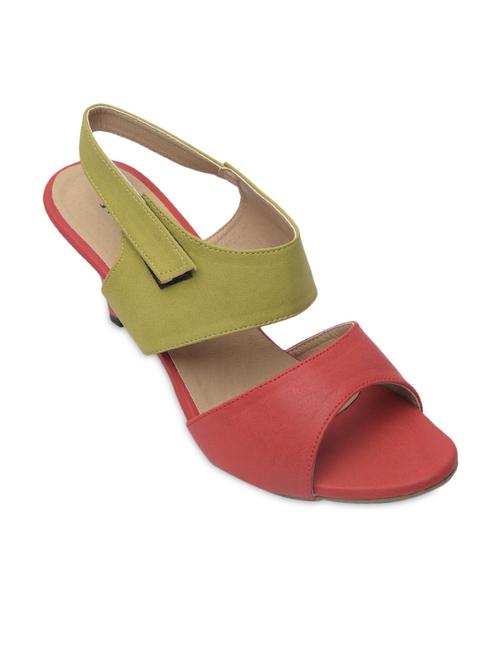 Red Faux Leather Heels - 1318784 - Very Small Image - 1