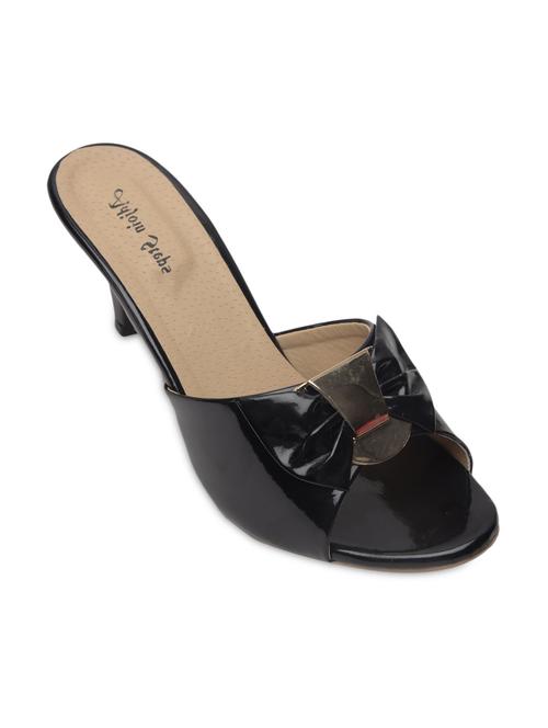 Black Patent Leather Medium Heels - 1318797 - Very Small Image - 1