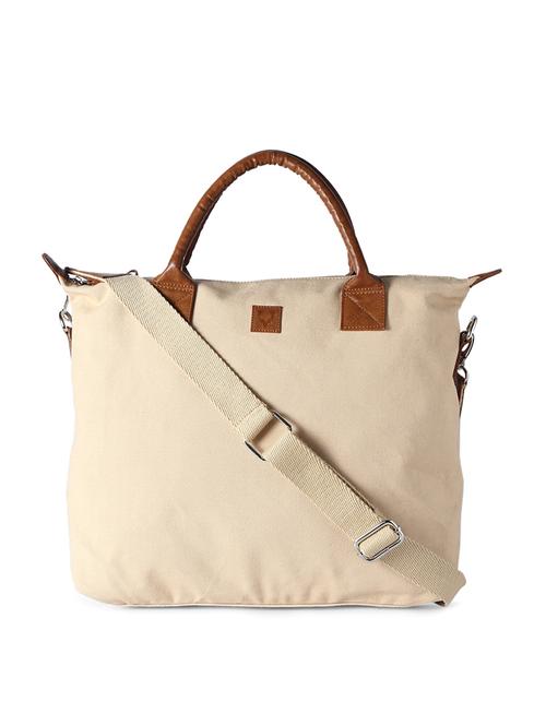 beige leather handbag - 13214594 - Very Small Image - 1