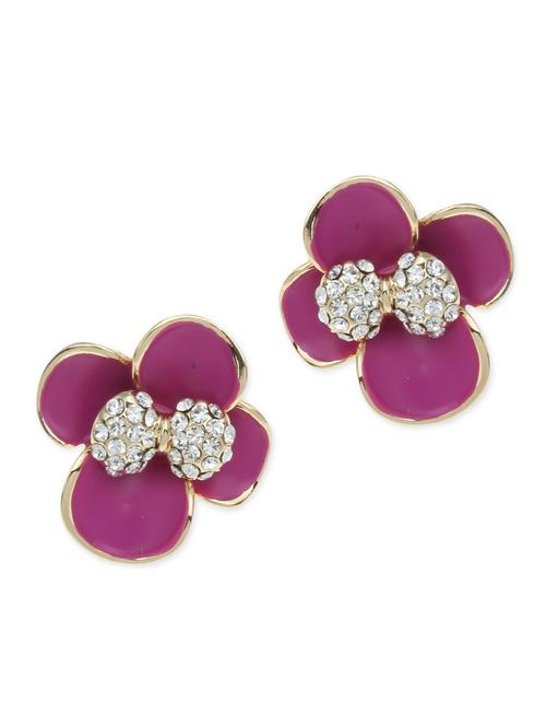 purple flower earings - 1322659 - Very Small Image - 1