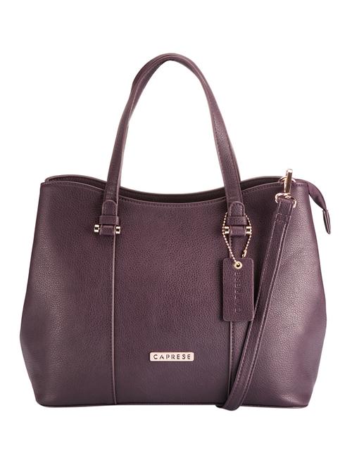 purple leatherette satchel - 13228894 - Very Small Image - 1