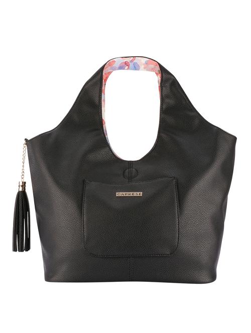 black leatherette satchel - 13228910 - Very Small Image - 1