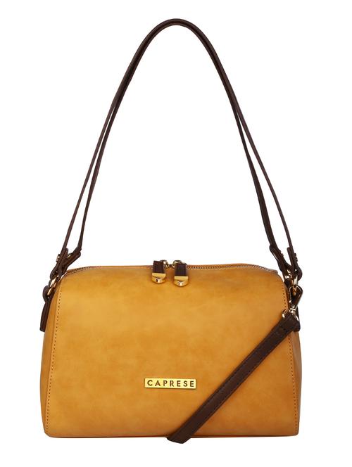 yellow leatherette satchel - 13228914 - Very Small Image - 1