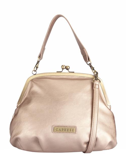 gold leatherette satchel - 13228917 - Very Small Image - 1
