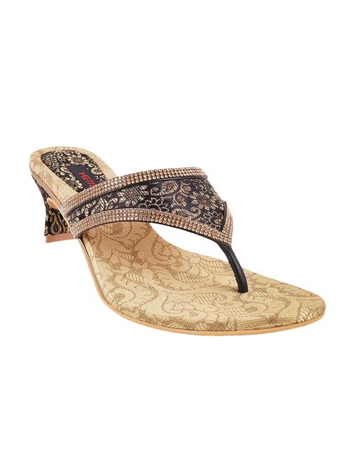 black open thong sandal - 13241630 - Very Small Image - 1