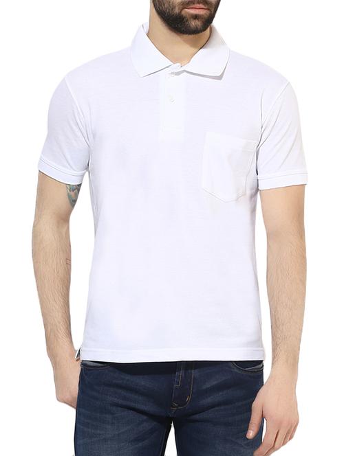 solid white cotton t-shirt - 13253553 - Very Small Image - 1