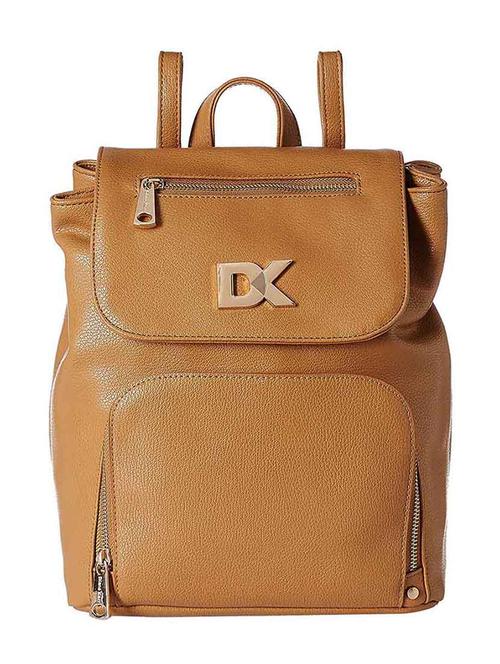 brown leatherette backpack - 13254006 - Very Small Image - 1