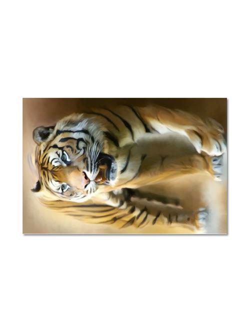 multicolored matte finish paper enraged tiger poster - 1325427 - Very Small Image - 1