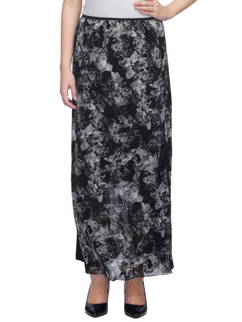 black printed maxi skirt - 13254349 - Very Small Image - 1